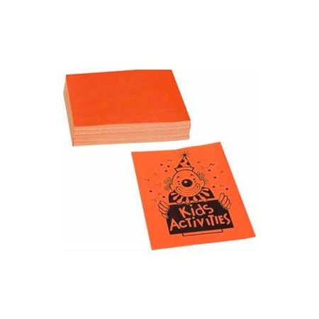 Pacon Corporation Pacon Neon Bond Paper, 8-1/2" x 11", 24 lb, Orange, 100 Sheets/Pack 104318